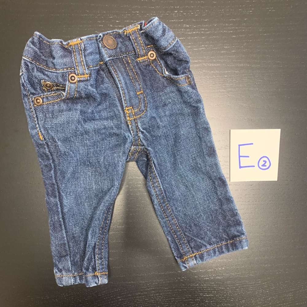 ⭐️2/$8.00⭐️ Carter's NB Classic Blue Jeans